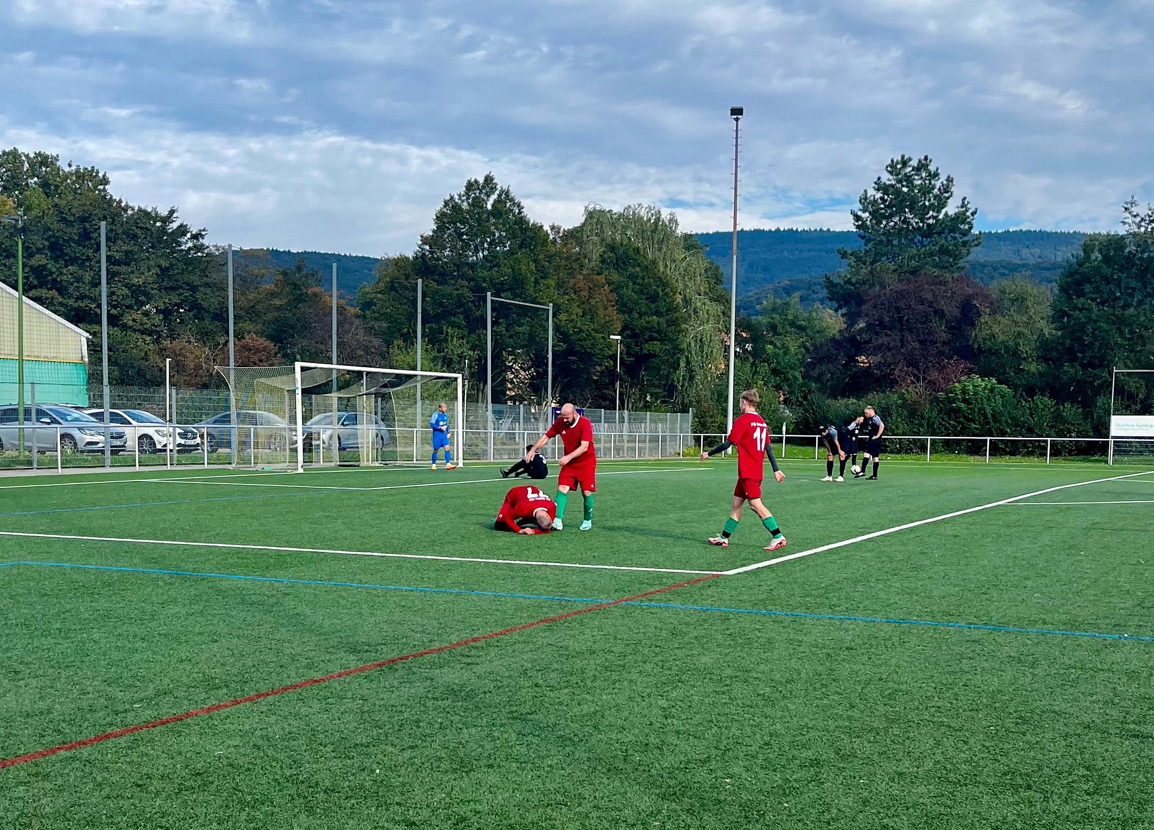 Torjubel, Erschöpfung, Fussball, Fußball, Union, Verein
